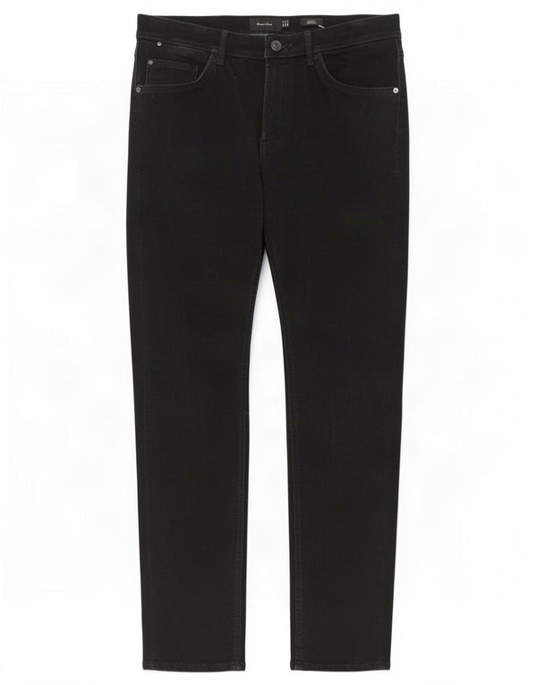 Massimo Dutti Herre Slim Jeans EU 38 Small W30 L30 Black Cotton