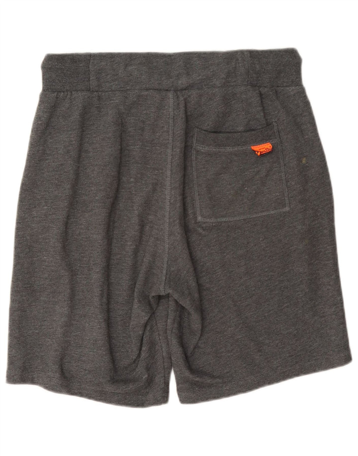 Superdry Herre grafiske sportsshorts Små grå bomuld