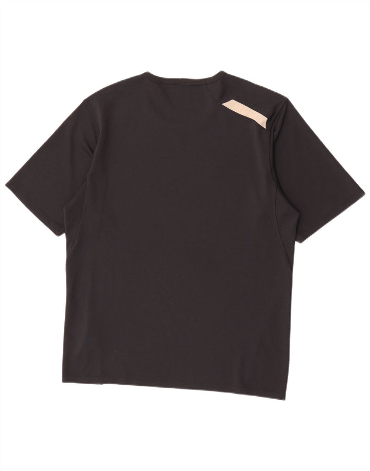 Nike T-shirt top mellem sort polyester til mænd