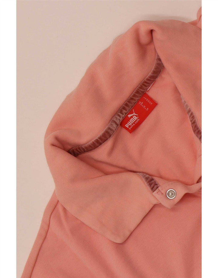 Puma Dame Polo Shirt UK 14 Large Pink