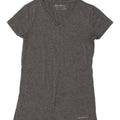 EDDIE BAUER Womens T-Shirt Top UK 6 XS Grey Polyester Vintage Eddie Bauer and Second-Hand Eddie Bauer from Messina Hembry 