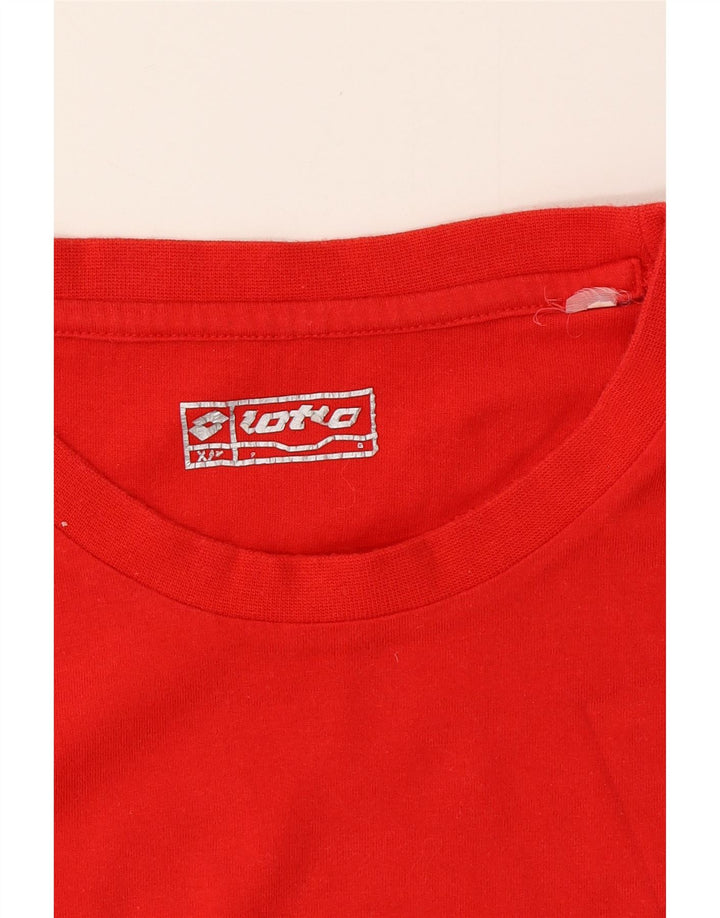 LOTTO Herre T-Shirt Top XL Rød