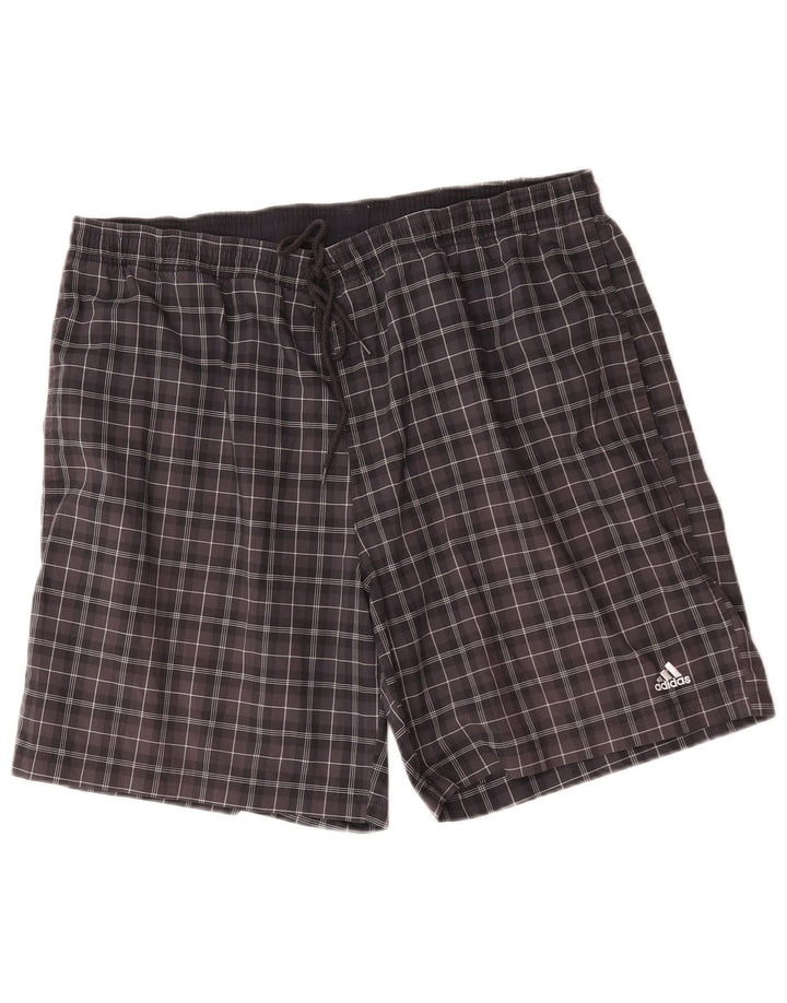 Adidas Herre Sportshorts XL Sort Ternet Polyester