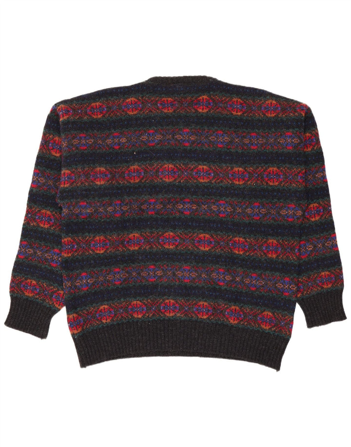 Pringle Herre Crew Neck Jumper Sweater størrelse 42 Large Multicolored Fair Isle