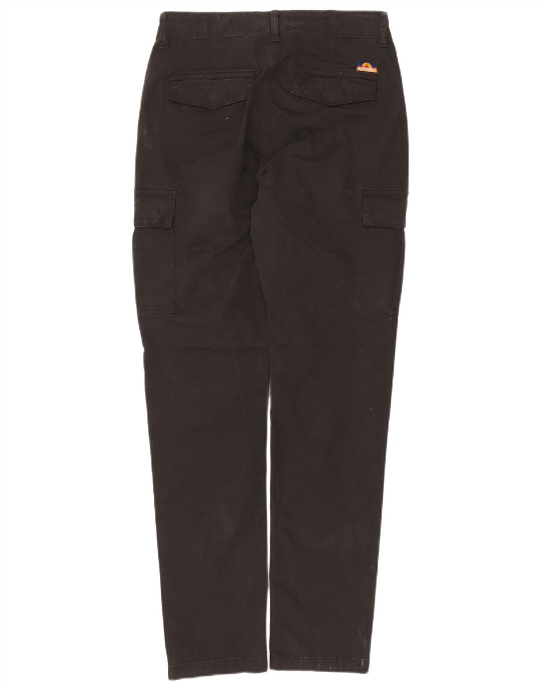 Superdry Slim Cargo-bukser til mænd W28 L32 sort bomuld