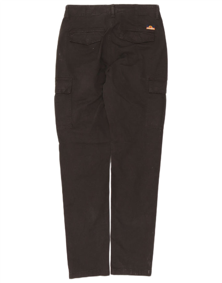 Superdry Slim Cargo-bukser til mænd W28 L32 sort bomuld