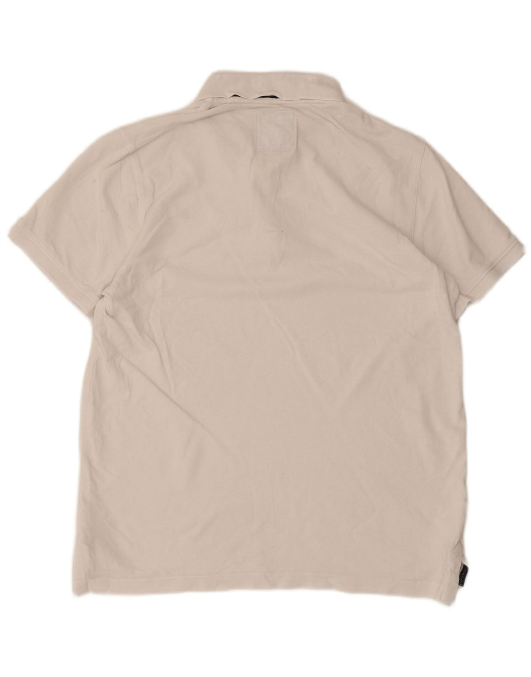 Besætningstøj Herre poloshirt Stor hvid bomuld