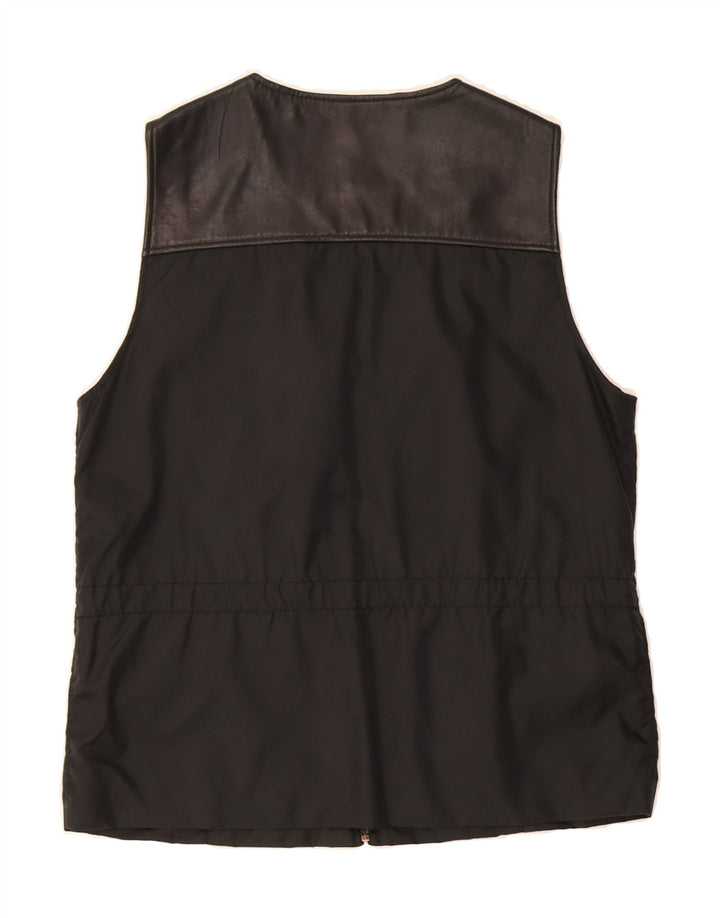 LINDBERGH Mens Utility Gilet UK 36 Small Black Vintage Lindbergh and Second-Hand Lindbergh from Messina Hembry 