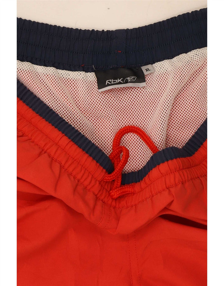 Reebok Badeshorts til mænd XL Rød Colourblock