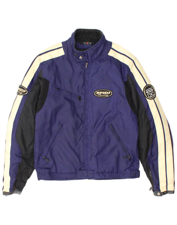SPIDI Racerjakke til mænd UK 38 Medium Navy Blue Colourblock