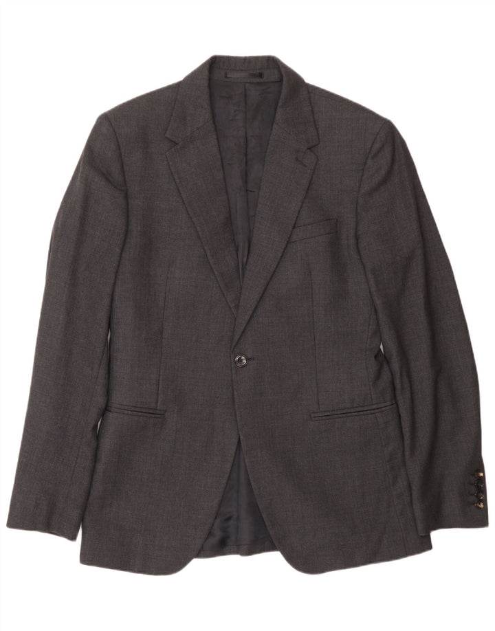 Reiss Herre 1 Knap Blazer Jacket UK 36 Small Grey