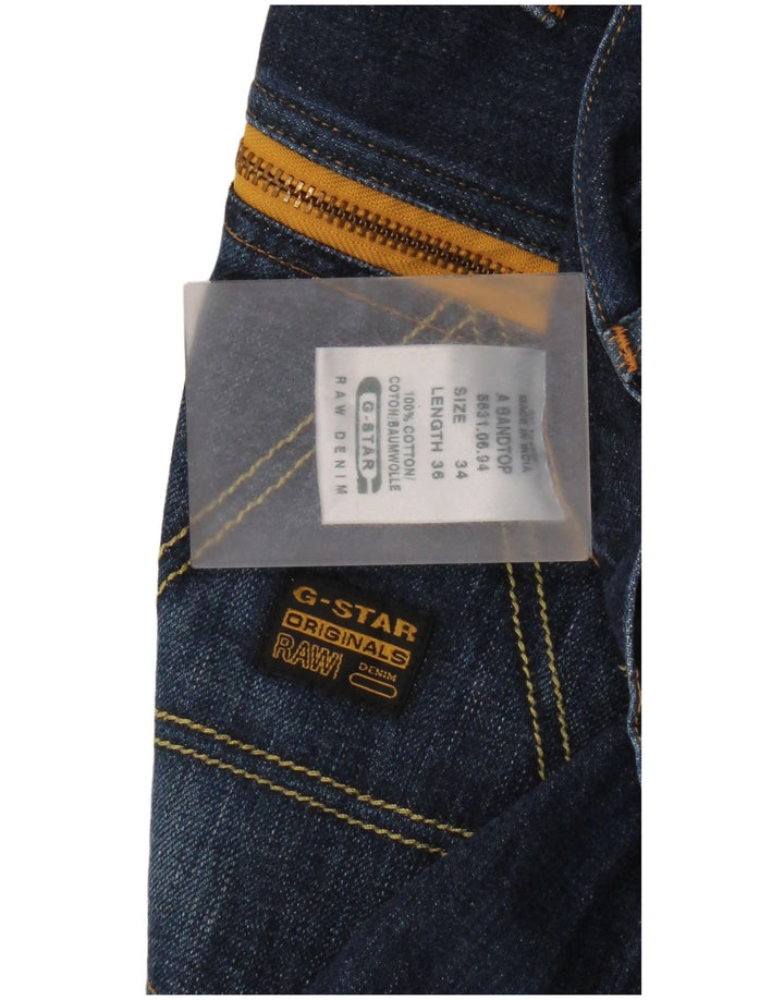 G-Star Løse jeans til mænd W34 L36 blå bomuld