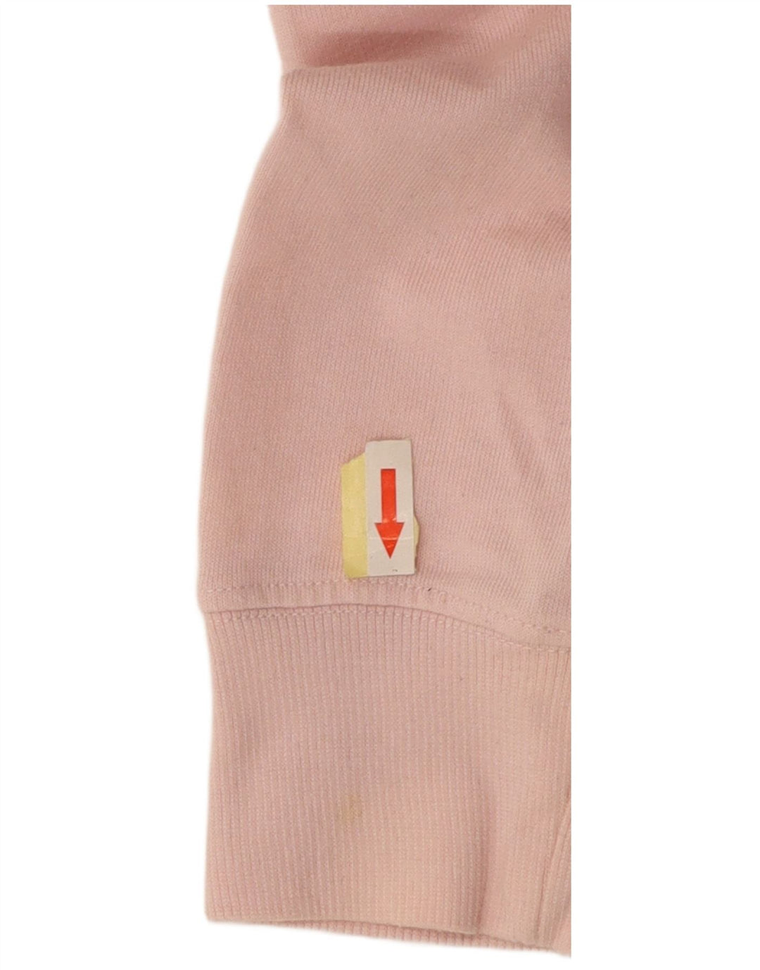 CALVIN KLEIN Dame grafisk sweatshirt trøje UK 14 Medium Pink Bomuld