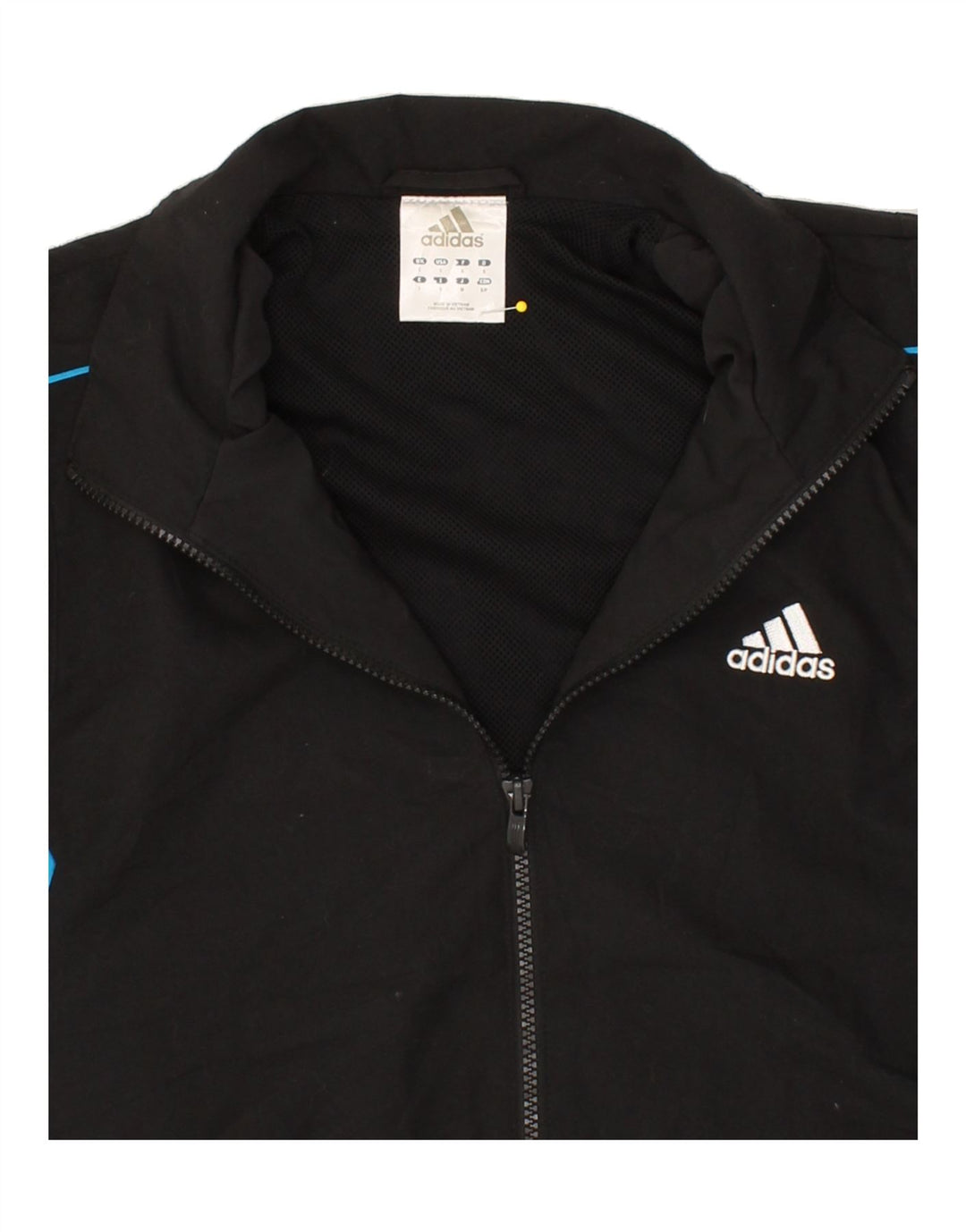 ADIDAS Grafisk træningsdragt jakke til mænd Lille sort Colourblock Polyester