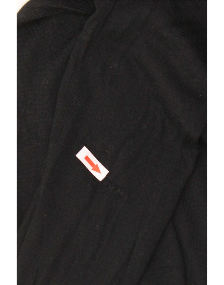 Marks & Spencer Dame Rullehals Sweater UK 10 Small Black