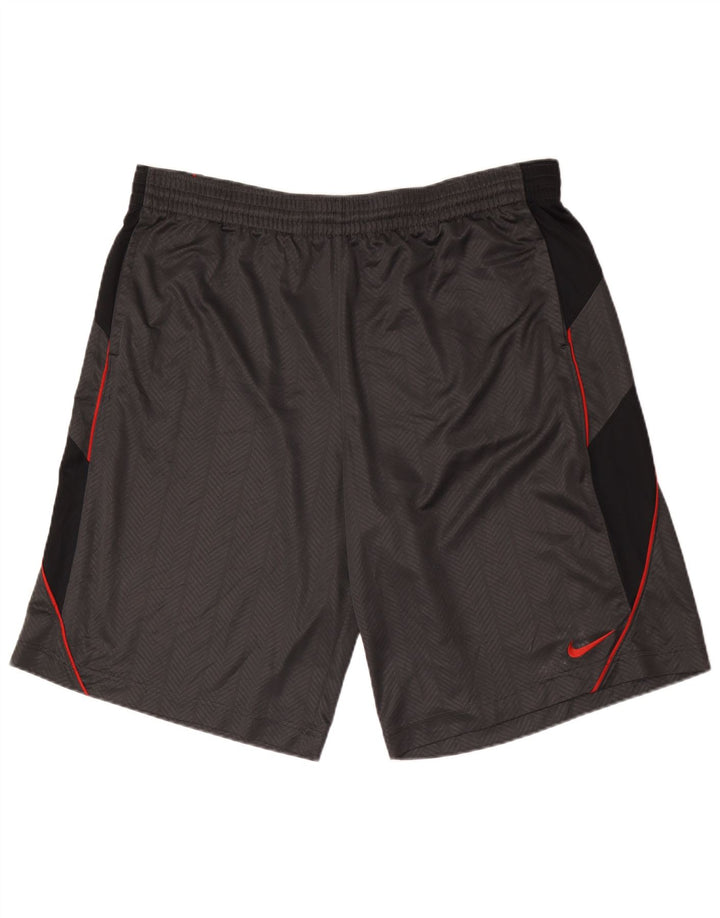 Nike Sportsshorts til mænd 2XL Grå Colourblock Polyester