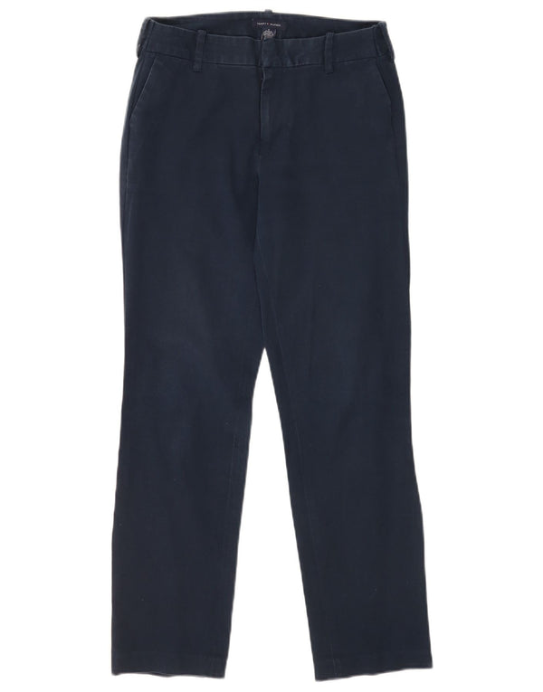 Tommy Hilfiger Lige Chinobukser til kvinder US 6 Medium W26 L27 Marineblå