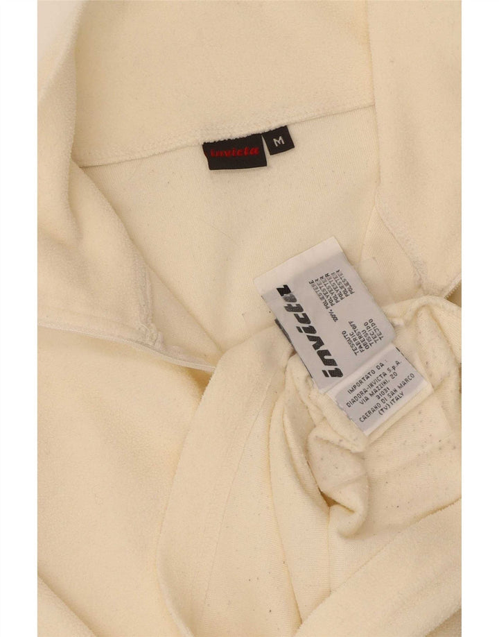 Invicta Dame Fleece Jumper med lynlås DK 14 Medium Off White Polyester