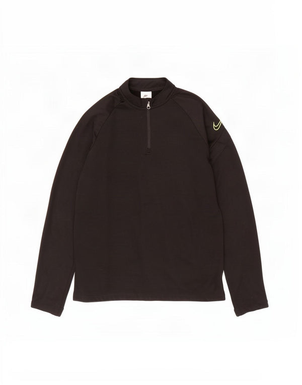 Nike Boys Dri Fit Grafisk Pullover Træningsdragt Top 12-13 år Stor Sort