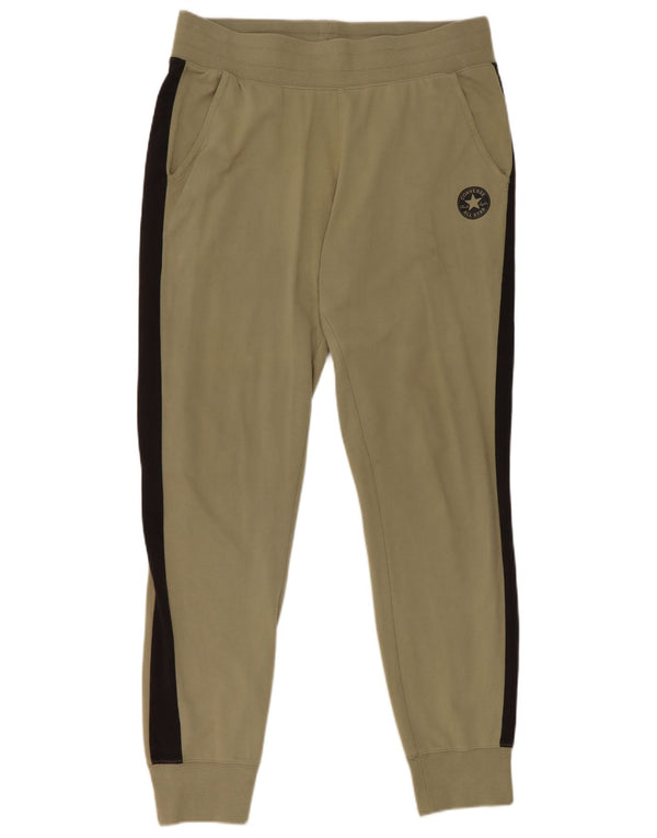 Converse Herre træningsdragt Bukser Joggers Large Khaki Colourblock Bomuld