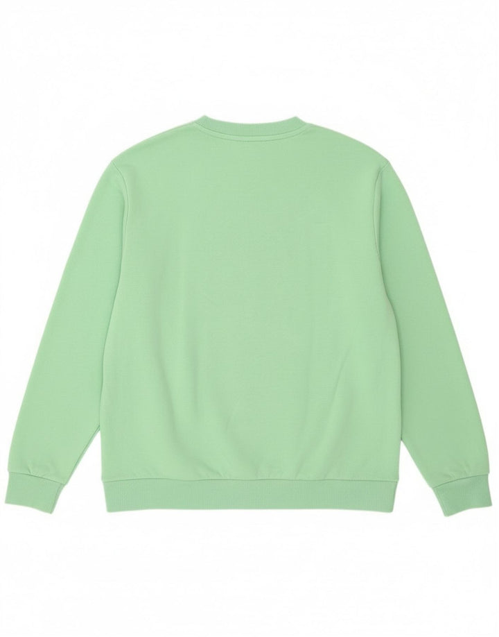 Kappa Herre Grafisk Sweatshirt Jumper 2XL Grøn Bomuld