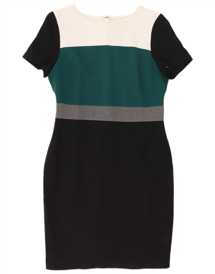 Marks & Spencer Kvinders Skedekjole UK 12 Medium Flerfarvet Colourblock