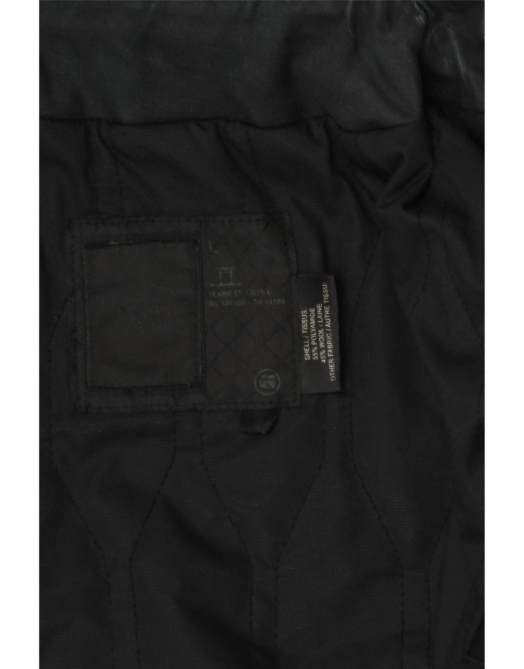 G-Star Herre Windbreaker Jacket UK 40 Stor Sort Polyamid