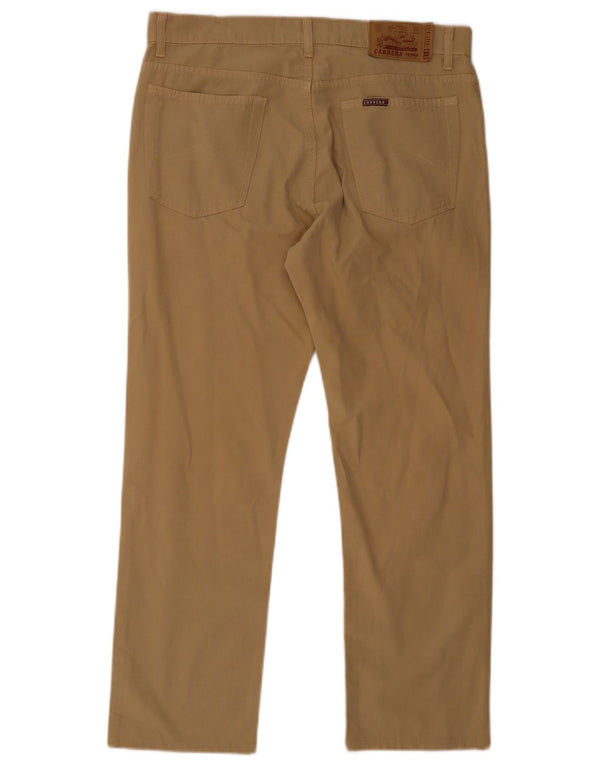 Carrera Herre Regular Casual Bukser IT 50 Large W34 L28 Beige Bomuld