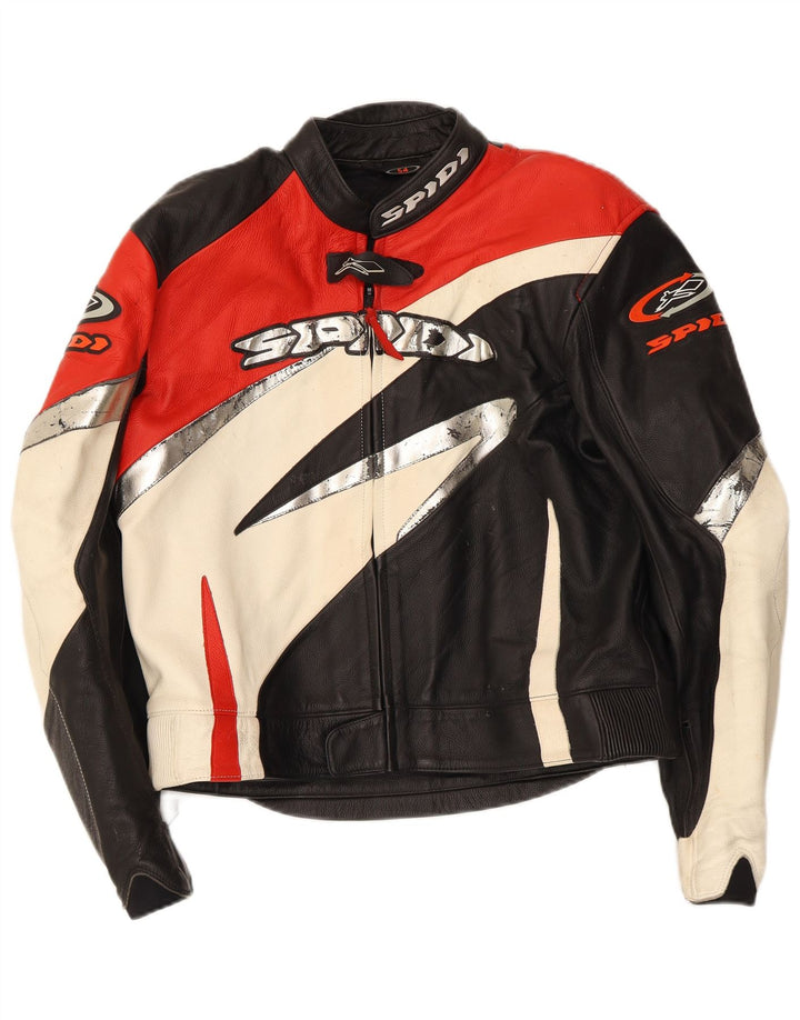 Spidi Herre Grafisk Moto Racer Jakke IT 54 2XL Flerfarvet Colourblock