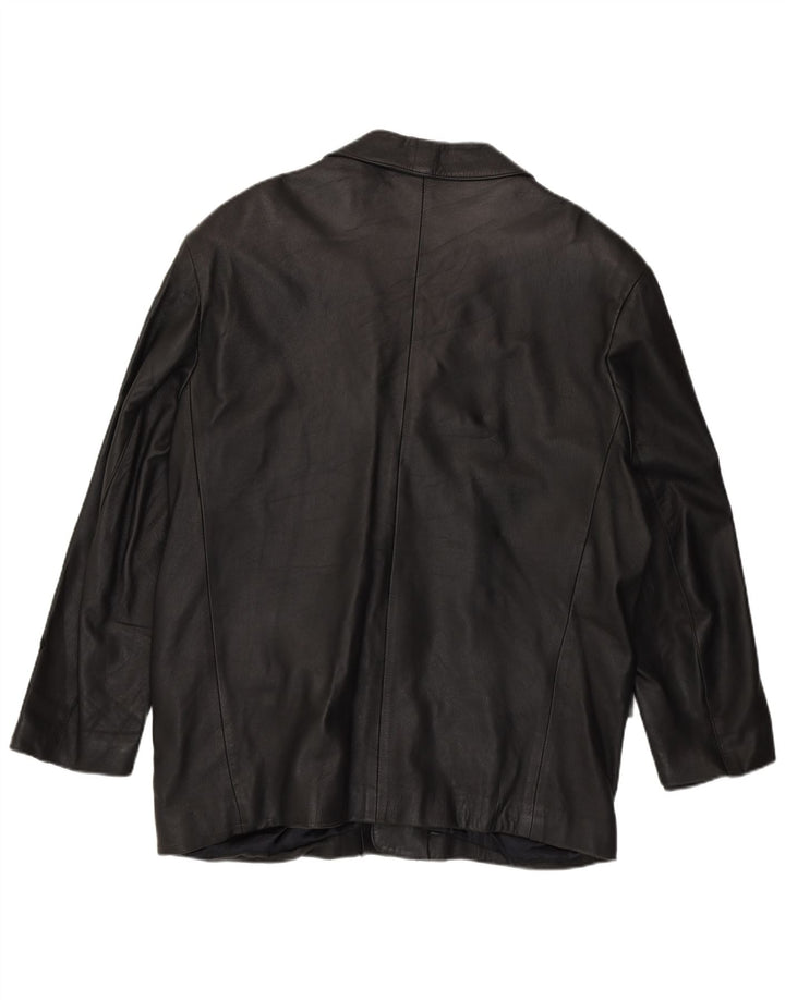 Regina Herre Læderjakke UK 44 2XL Sort Læder