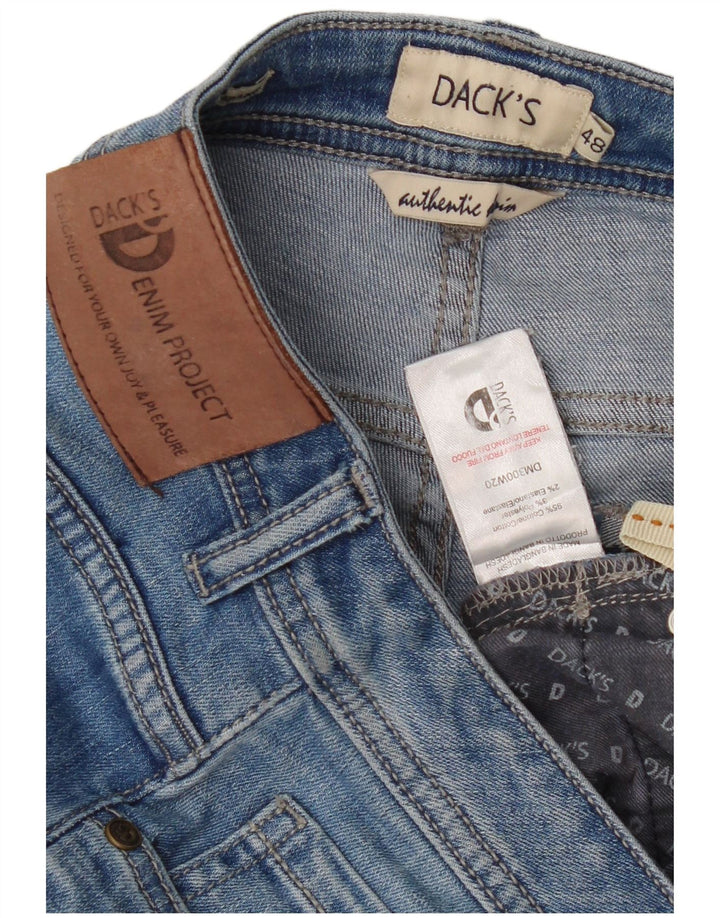 Dacks Dame Originals Slim Jeans IT 48 Medium W32 L31 Blå Bomuld