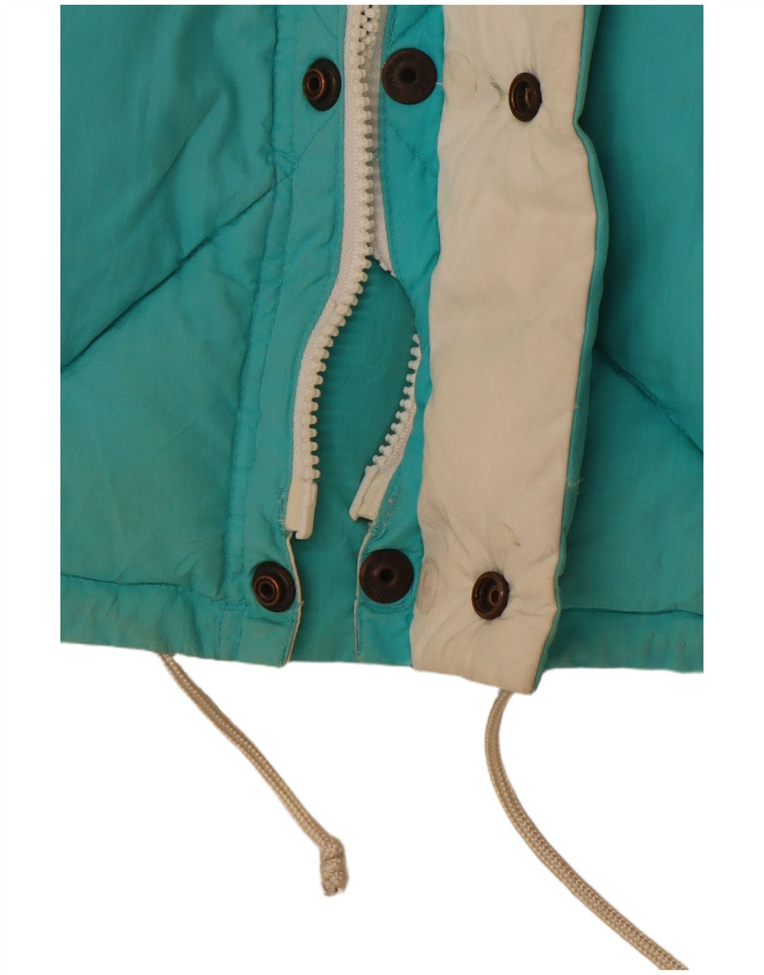 DOLOMITE Herre Vendbar Quiltet Gilet UK 40 Stor Blå Bomuld