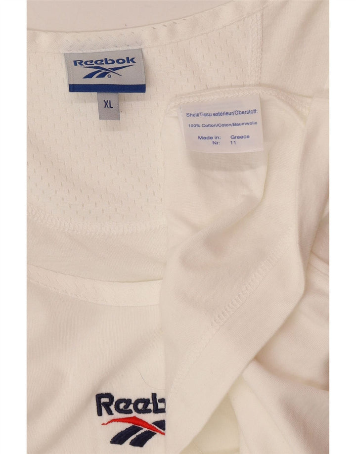 REEBOK Herrevest Top XL Hvid Bomuld