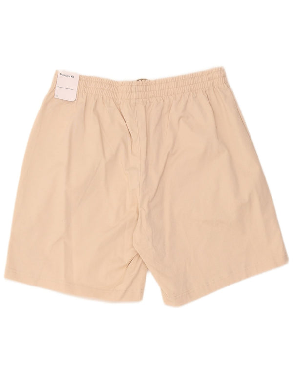 Nike Herre Swoosh Standard Fit Sportshorts Stor Beige Bomuld