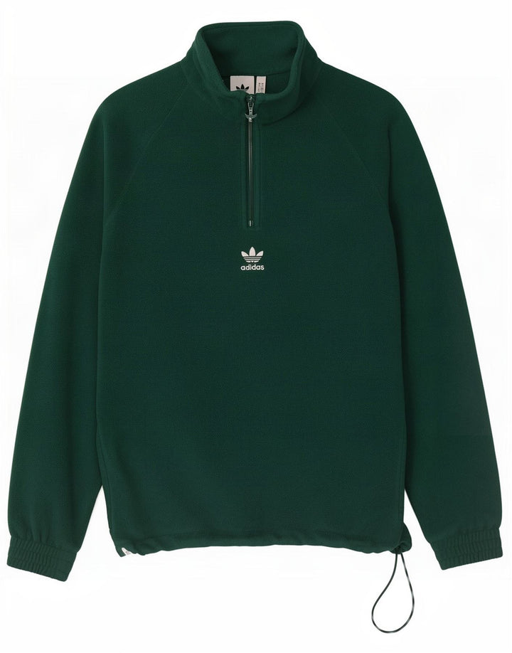 Adidas Herre grafisk fleecetrøje lille grøn polyester