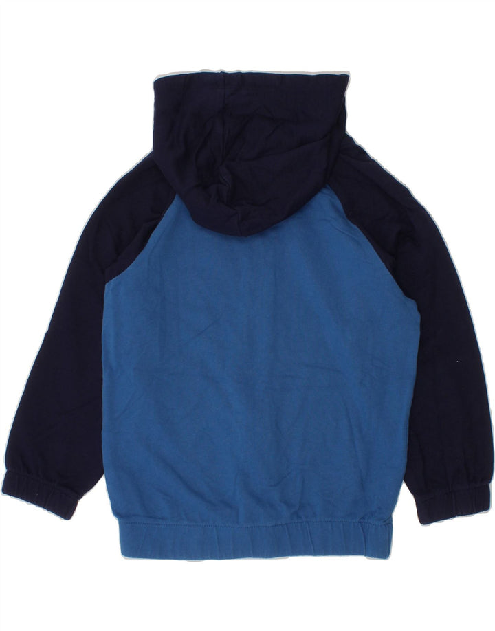 PUMA Boys Graphic Zip Hoodie Sweater 2-3 Years Blue Colourblock Vintage Puma and Second-Hand Puma from Messina Hembry 