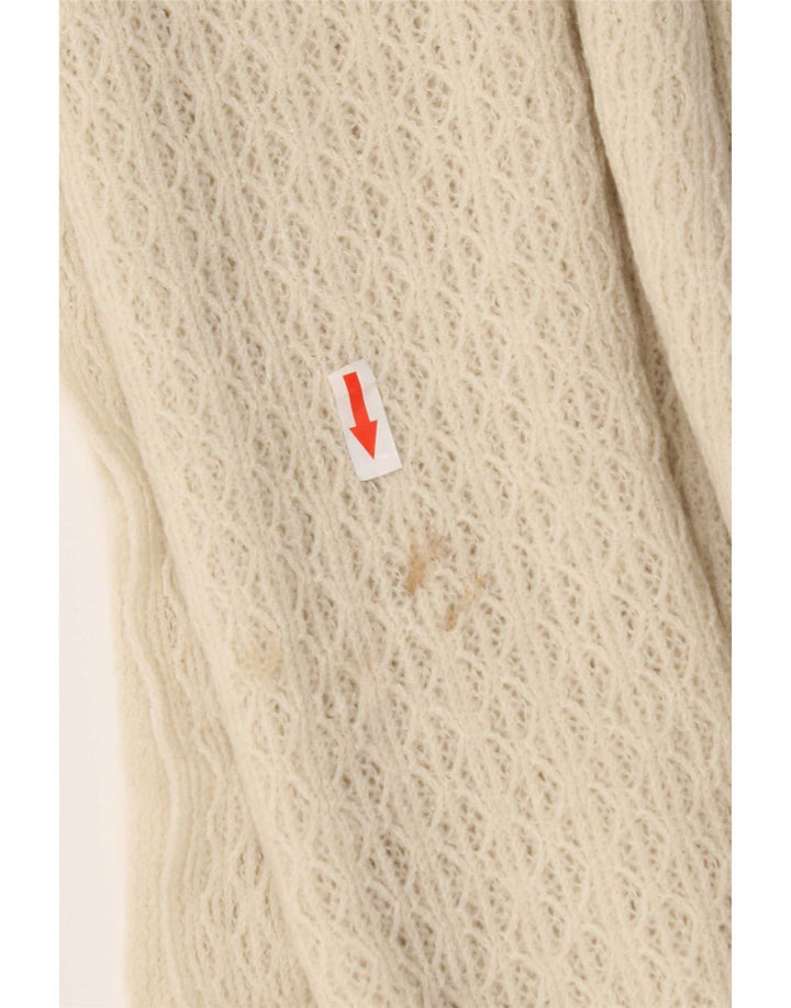 Marks & Spencer Dame Poncho Cardigan Sweater One Size Off White Akryl