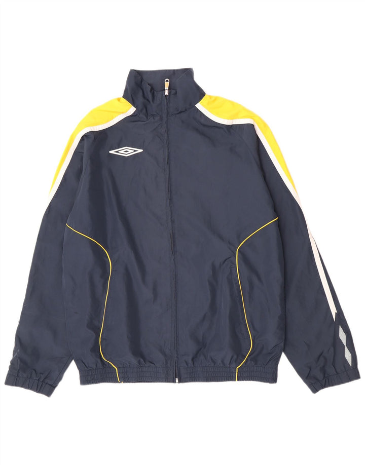 Umbro Træningsdragt til mænd Topjakke XL Marineblå Colourblock Polyester