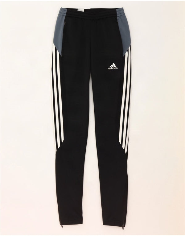 Adidas Womens Climacool Tracksuit Trousers UK 4/6 XS Black Colourblock