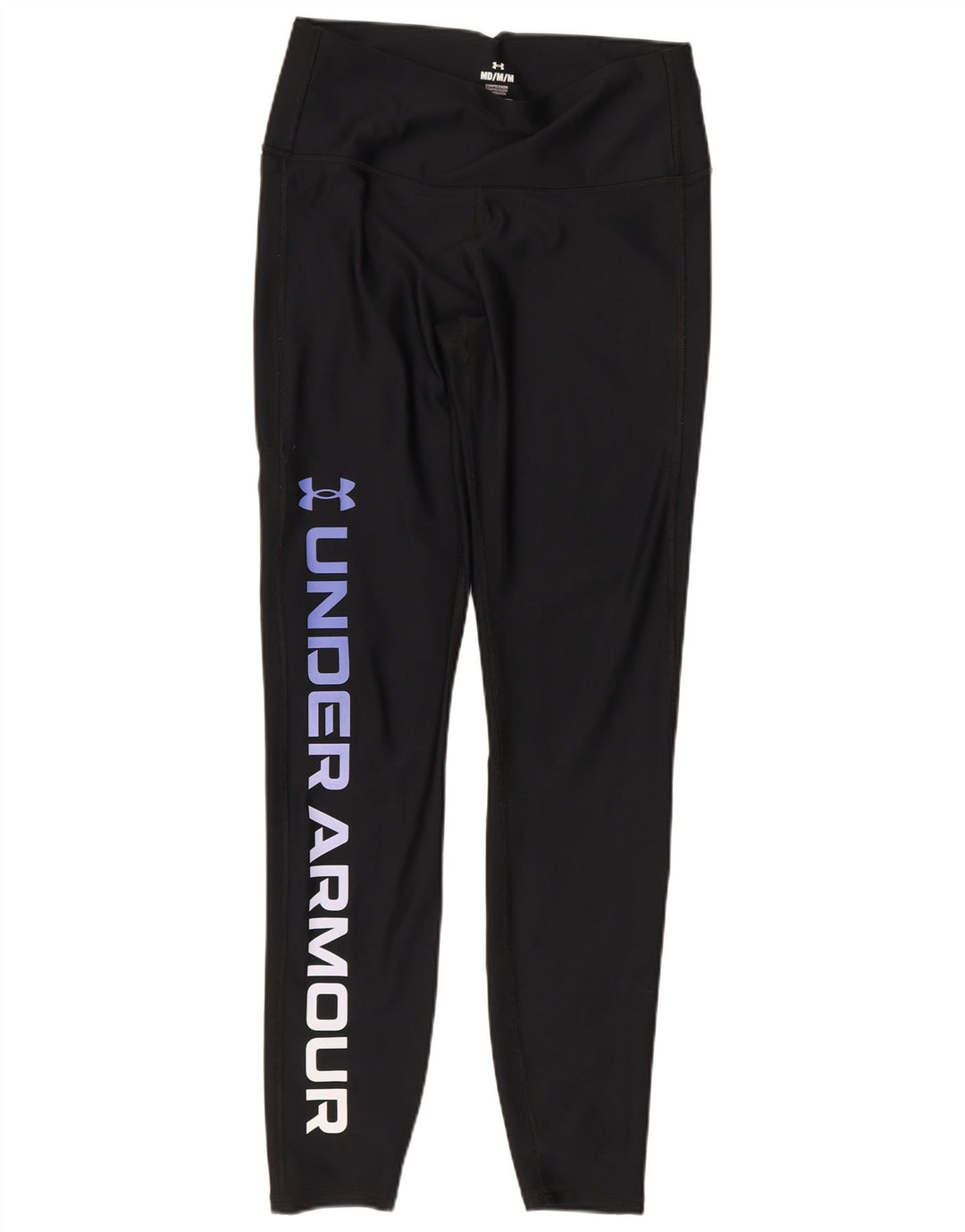 Under Armour Womens Compression Graphic Leggings UK 12 Medium Black