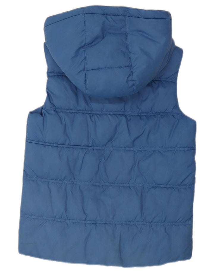 Benetton Boys Polstret Gilet med hætte 11-12 år Stor blå polyester