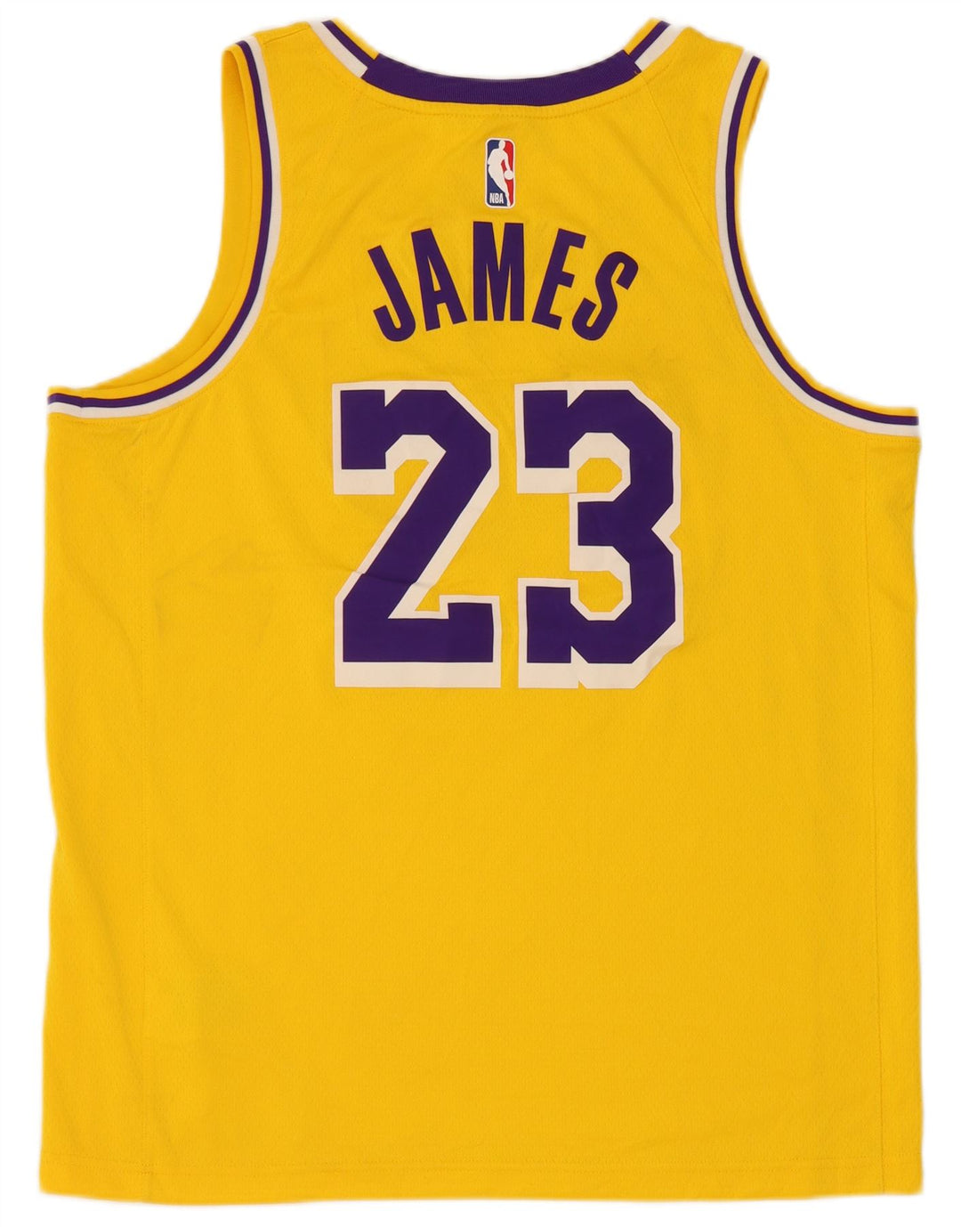 Nike Herre Lakers Grafisk Vest Top Stor Gul Polyester