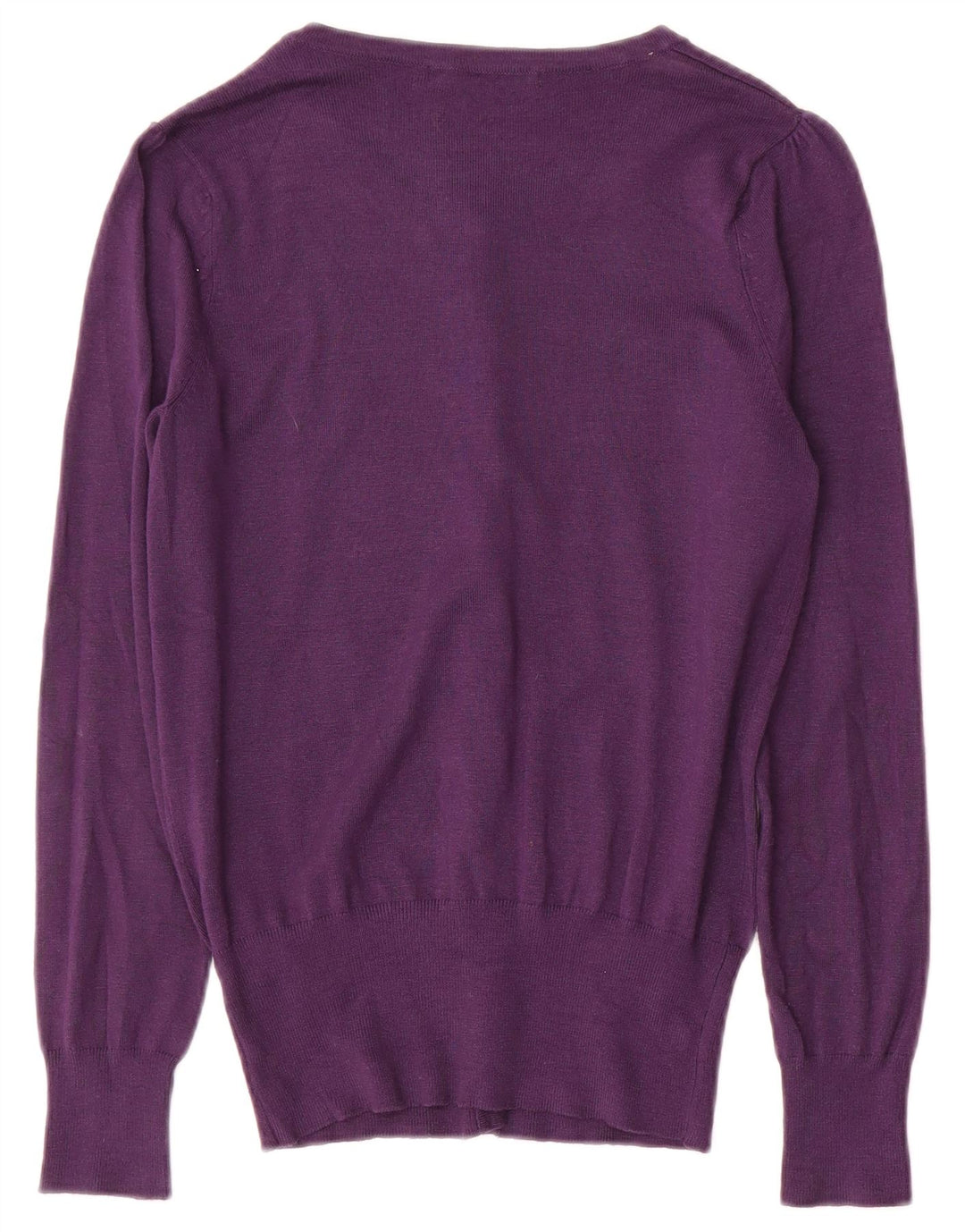 Marks & Spencer Dame Cardigan Sweater UK 8 Small Purple Viscose
