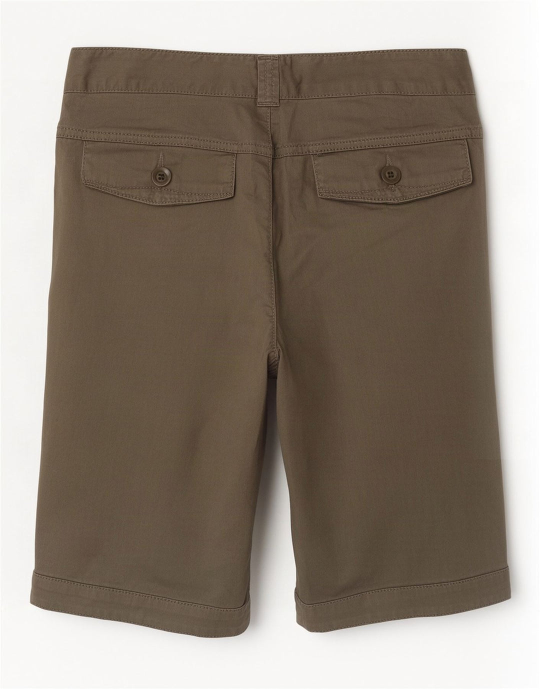 Benetton Casual Shorts til kvinder IT 44 Medium W30 Khaki Bomuld