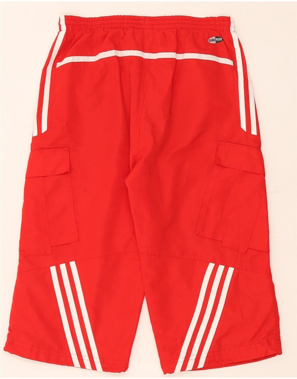 Adidas Boys Clima 365 Capri Cargo træningsdragt bukser 11-12 år rød