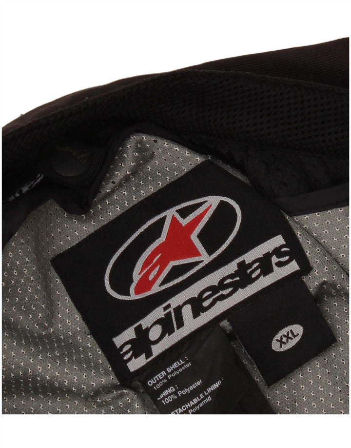 Alpinestars Racerjakke til mænd UK 44 2XL Sort Colourblock Polyester