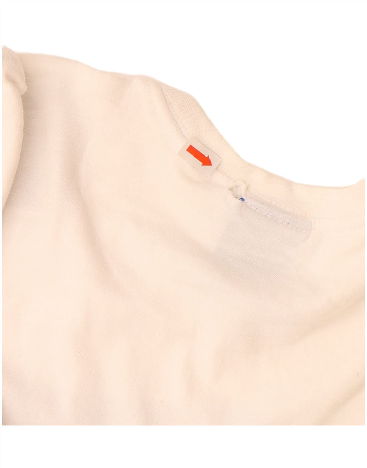 ADIDAS grafisk t-shirt til mænd, lille hvid bomuld