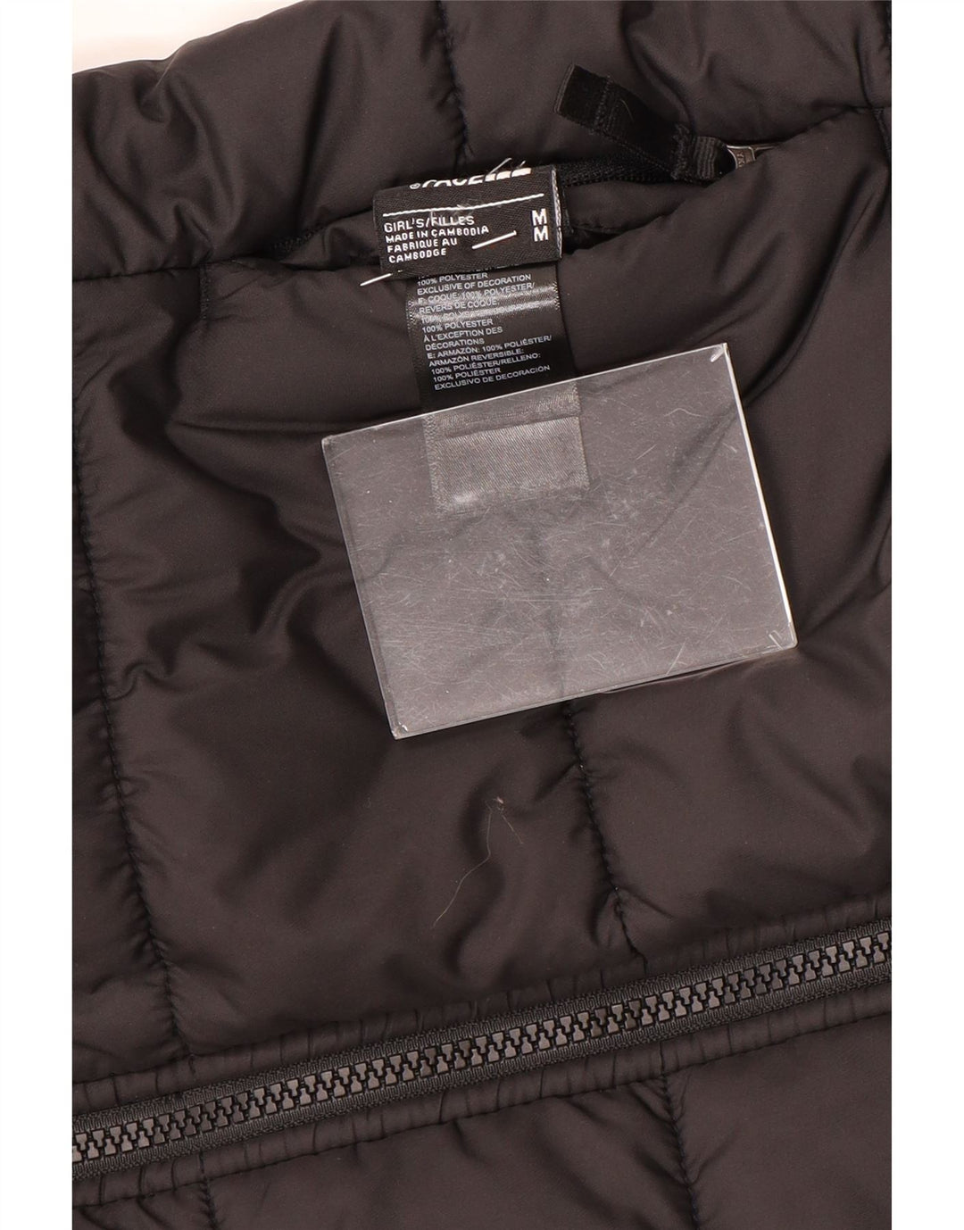 THE NORTH FACE Piger Polstret hættejakke 9-10 år Medium Sort