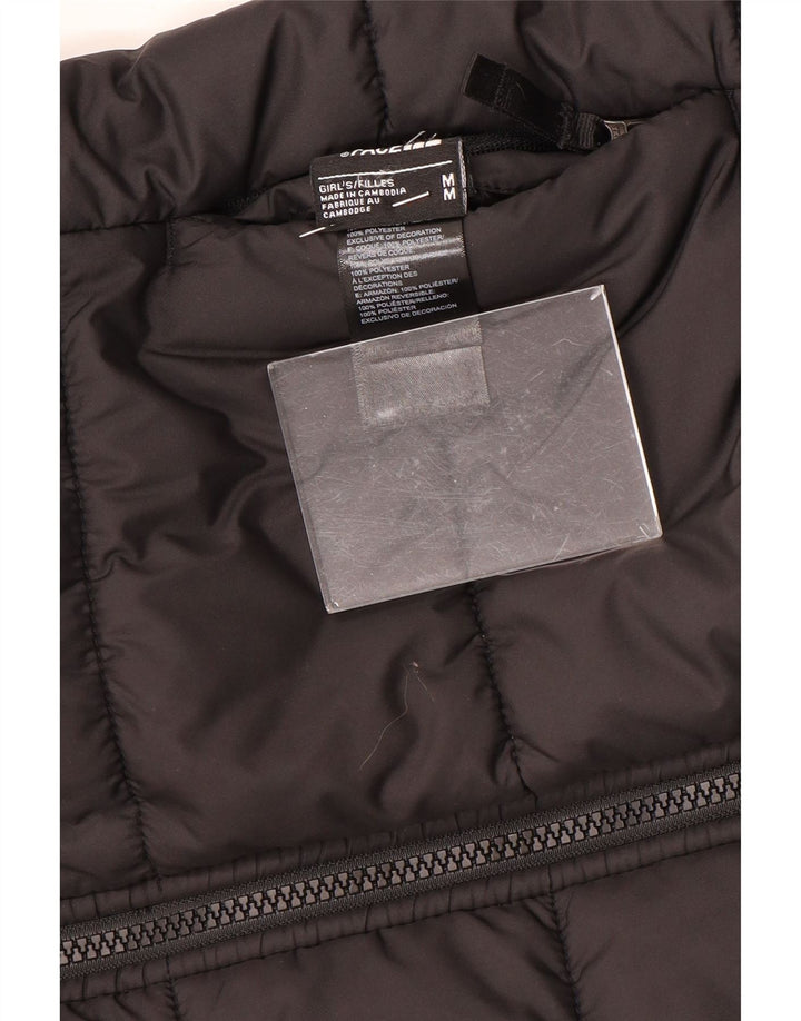 THE NORTH FACE Piger Polstret hættejakke 9-10 år Medium Sort