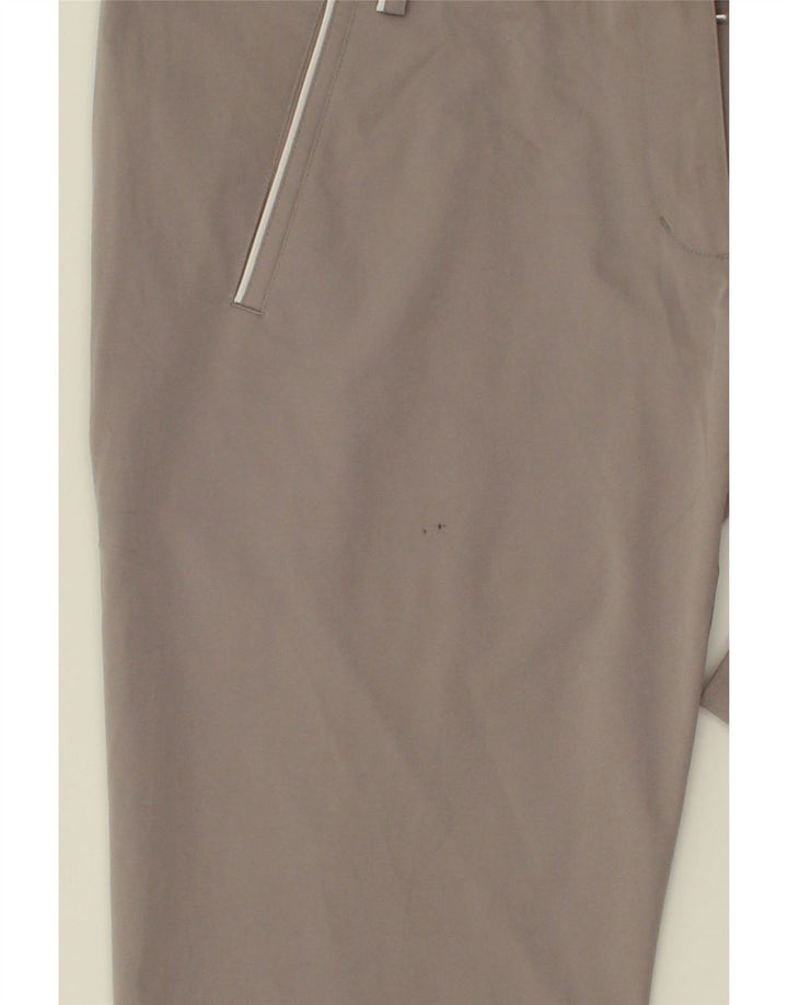 ADIDAS Womens Bermuda Shorts US 8 Medium W34  Grey Polyester Vintage Adidas and Second-Hand Adidas from Messina Hembry 